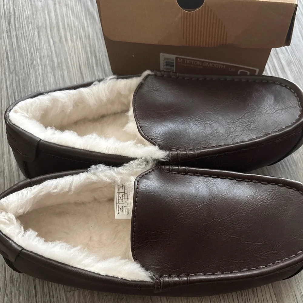 Koolaburra By Ugg Men's Tipton Smooth Slippers Size 9 NIB